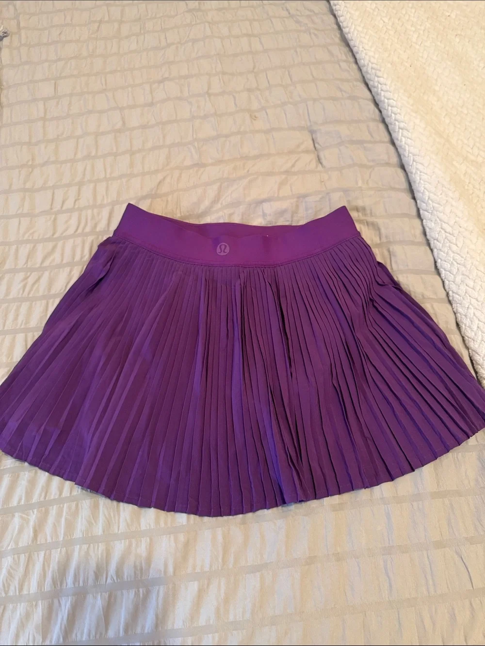 NWT Lululemon Varsity Pleated High-Rise Tennis Skirt 14” (College Purple) Size 4